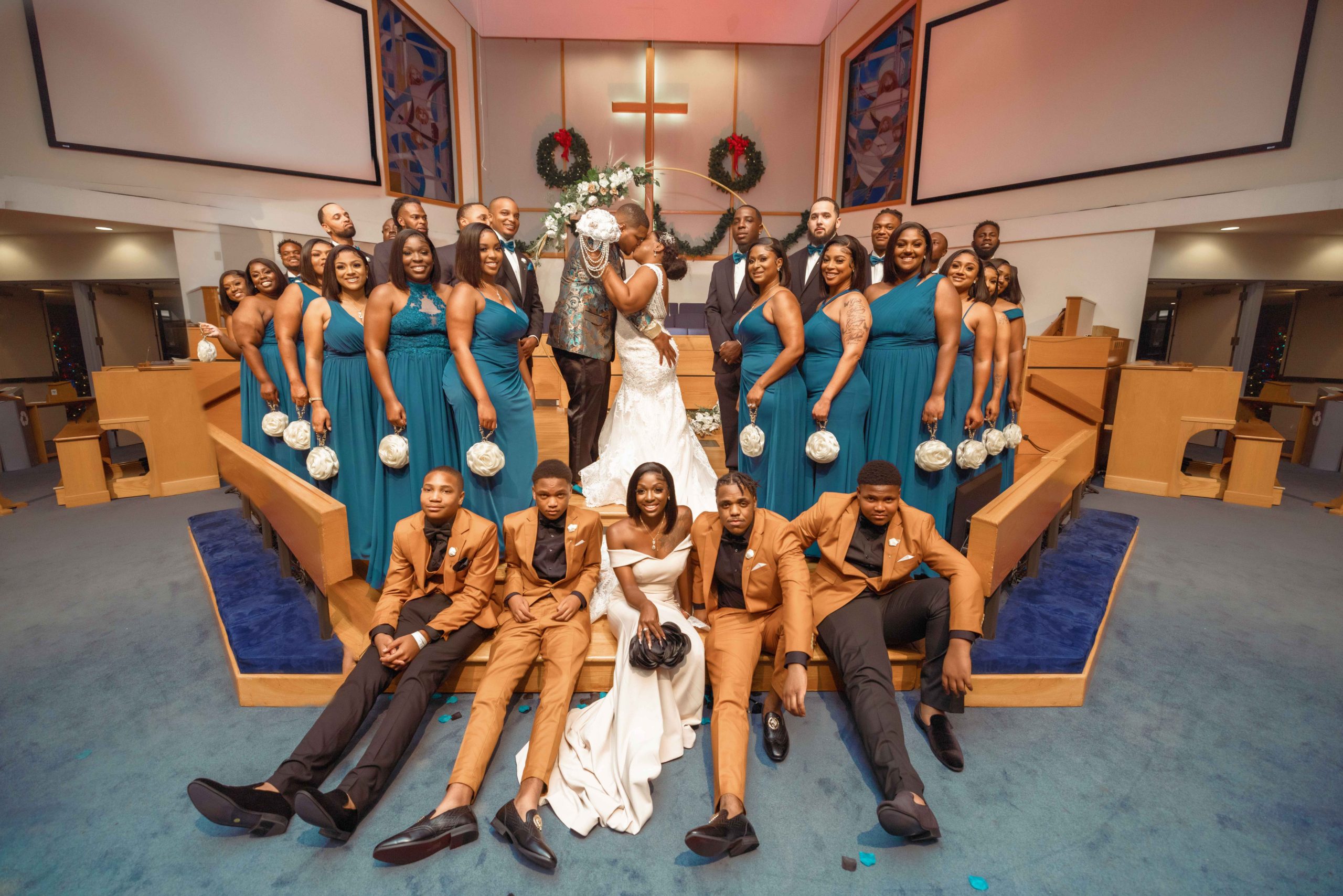 bridal party pictures