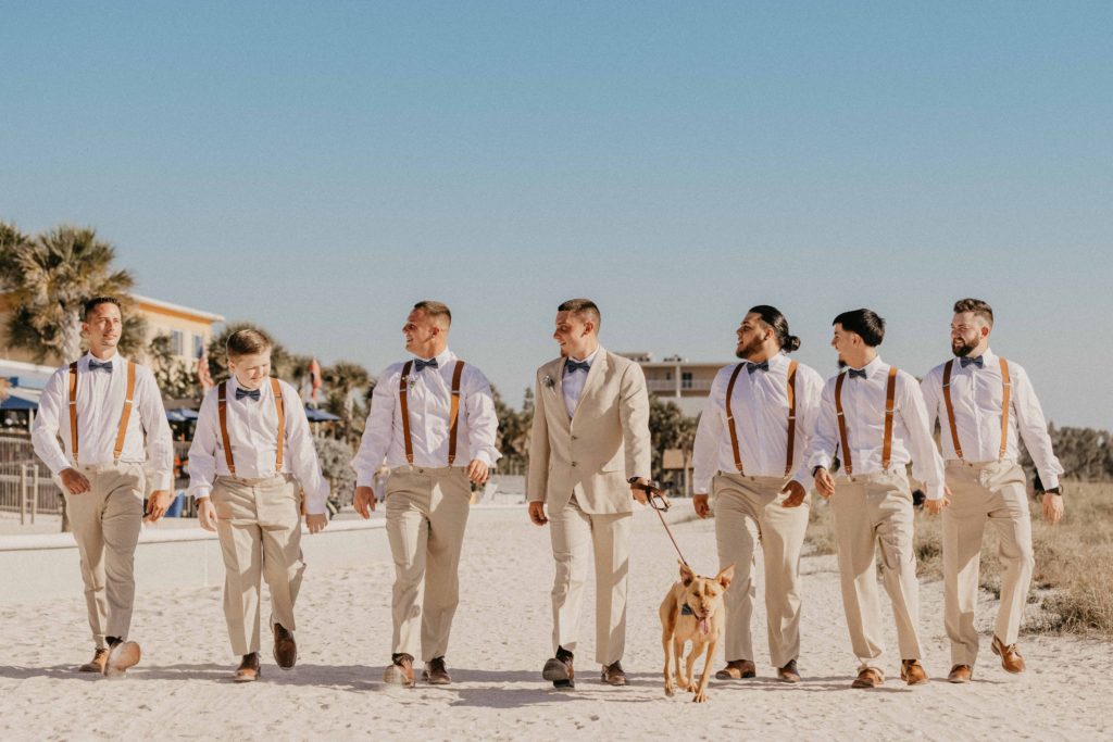 groomsmen with the groom wedding photography